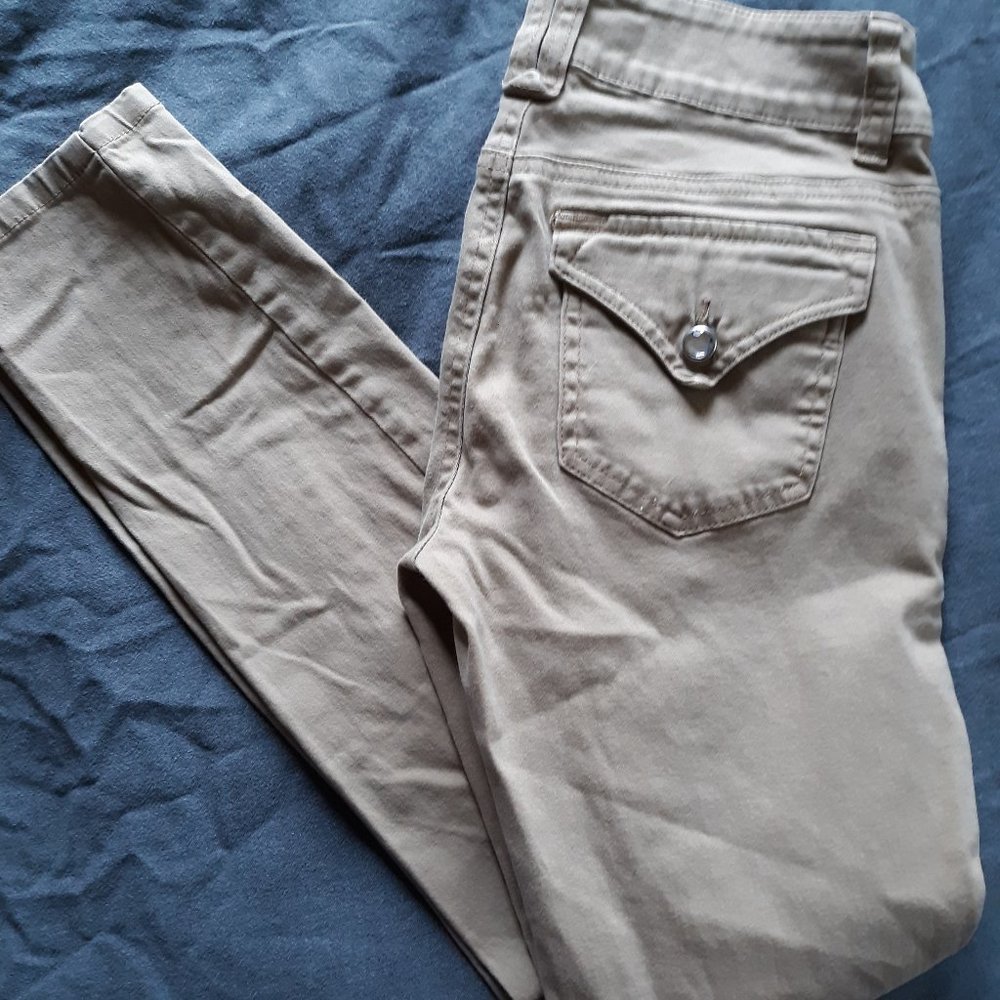 BONGO Khaki Straight Leg Pants